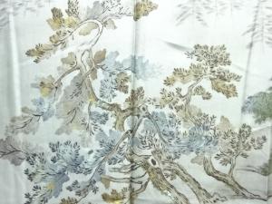 アンティーク　風景模様男物長襦袢